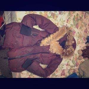 Burgundy authentic Mackage